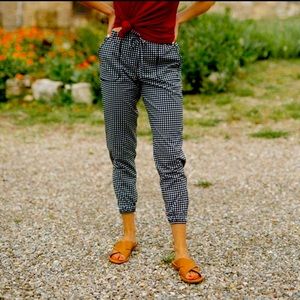 Albion Gingham Joggers